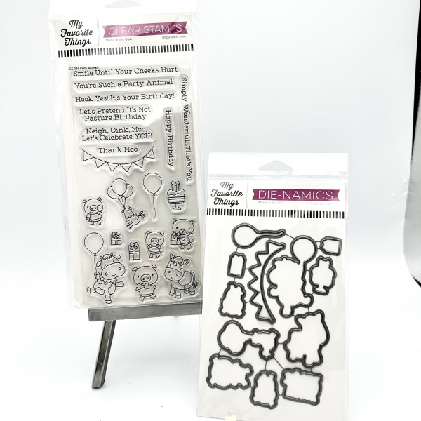 MFT Die-Namics Stanz & Stempel Set - Party Animals